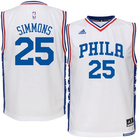 ben simmons philadelphia 76ers adidas youth replica jersey|ben simmons shirts.